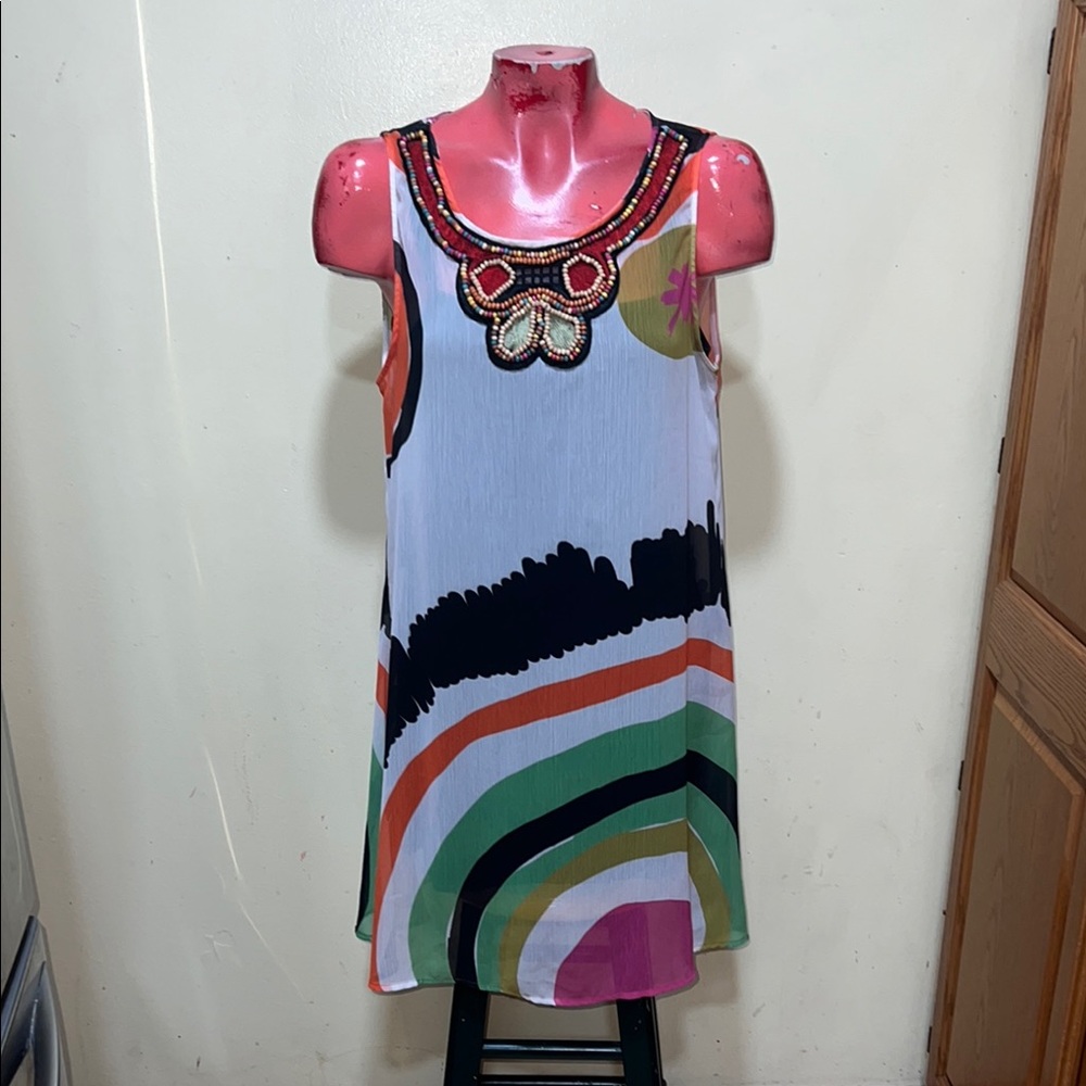 Desigual Multicolor Sleeveless Dress